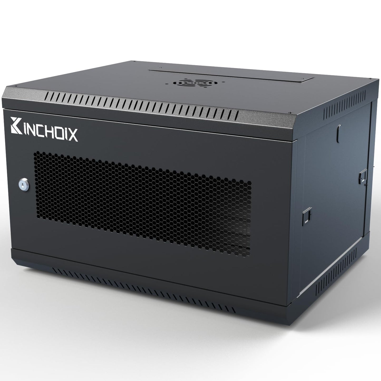Kinchoix 6U Server Cabinet Wall Mount Network Rack Enclosure Cabinet Enclosure for Computer Data Networking Electronic Equipment, Removable Side Panels 14.5in Depth