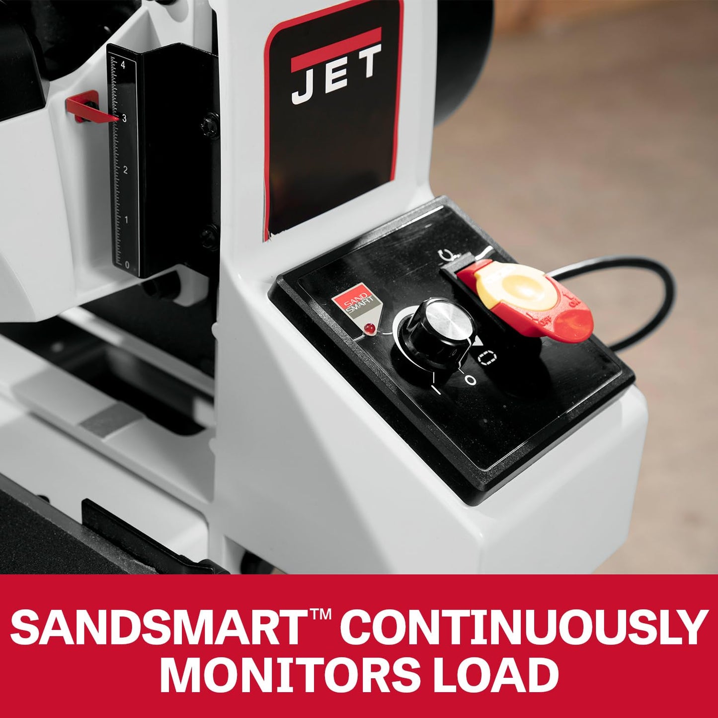 JET 16-Inch Drum Sander, Open Stand, 1-1/2 HP, 115V 1Ph (JWDS-1632)