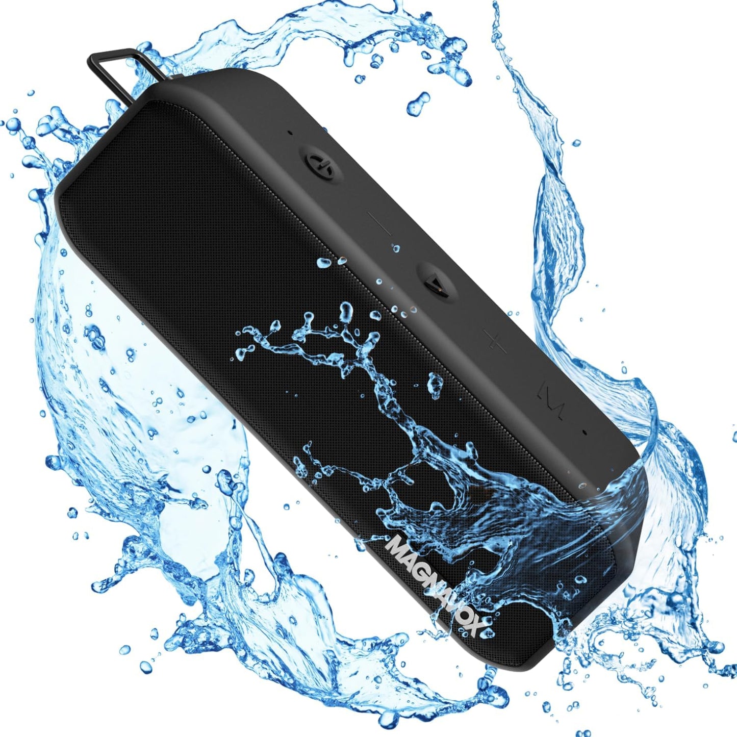 Magnavox MMA3929 360 Waterproof Portable Bluetooth Speaker with Sound in Black