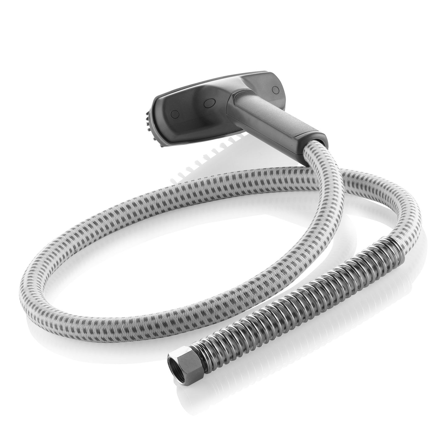 Reliable Vivio 500GC Garment Steamer - PVC Steam Head and Easy Roll Wheels, Garment Steamer with Removable Hanger, 1 Gallon Water Capacity, 1300W Brass Elements with Auto Shut Off and 63" Long Hose