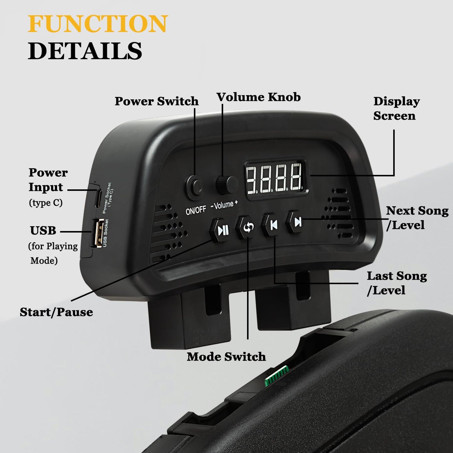Haigang Smart Music Boxing Machine, Bluetooth Boxing Punching Game, Musical Workout Equipment, Wall Mount Home Trainning Boxing Target for Adult Kids with Storages, Gloves, Wristband