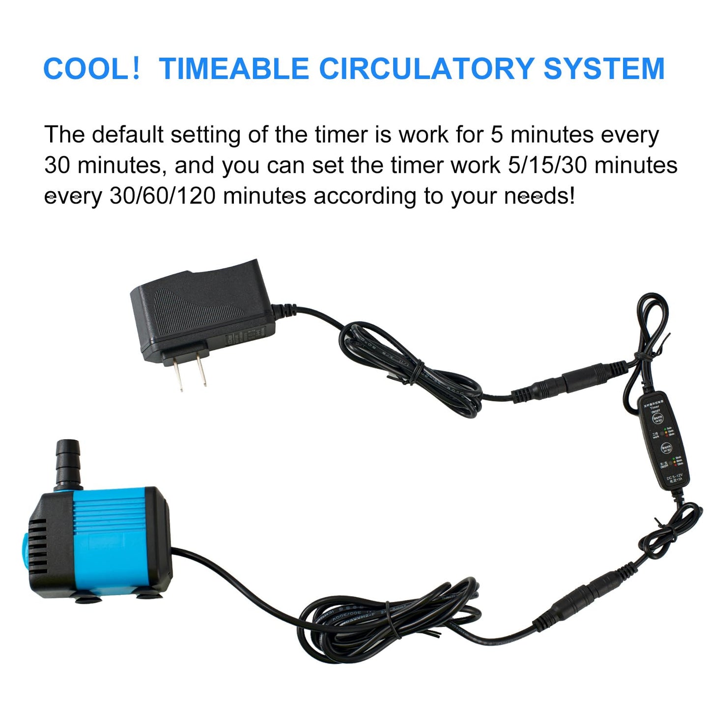 LAPOND Upgraded Hydroponics Growing System Kit 1058 Plant Sites with 7W 12V Submersible Pump and Timer