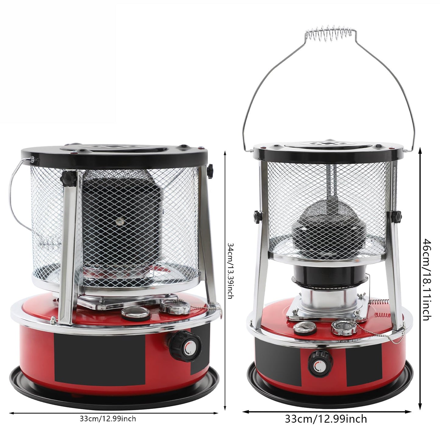 Namiose Kerosene Heater Portable Kerosene Stove Heater Indoor & Outdoor for Home, Garage, Basement, and Camping