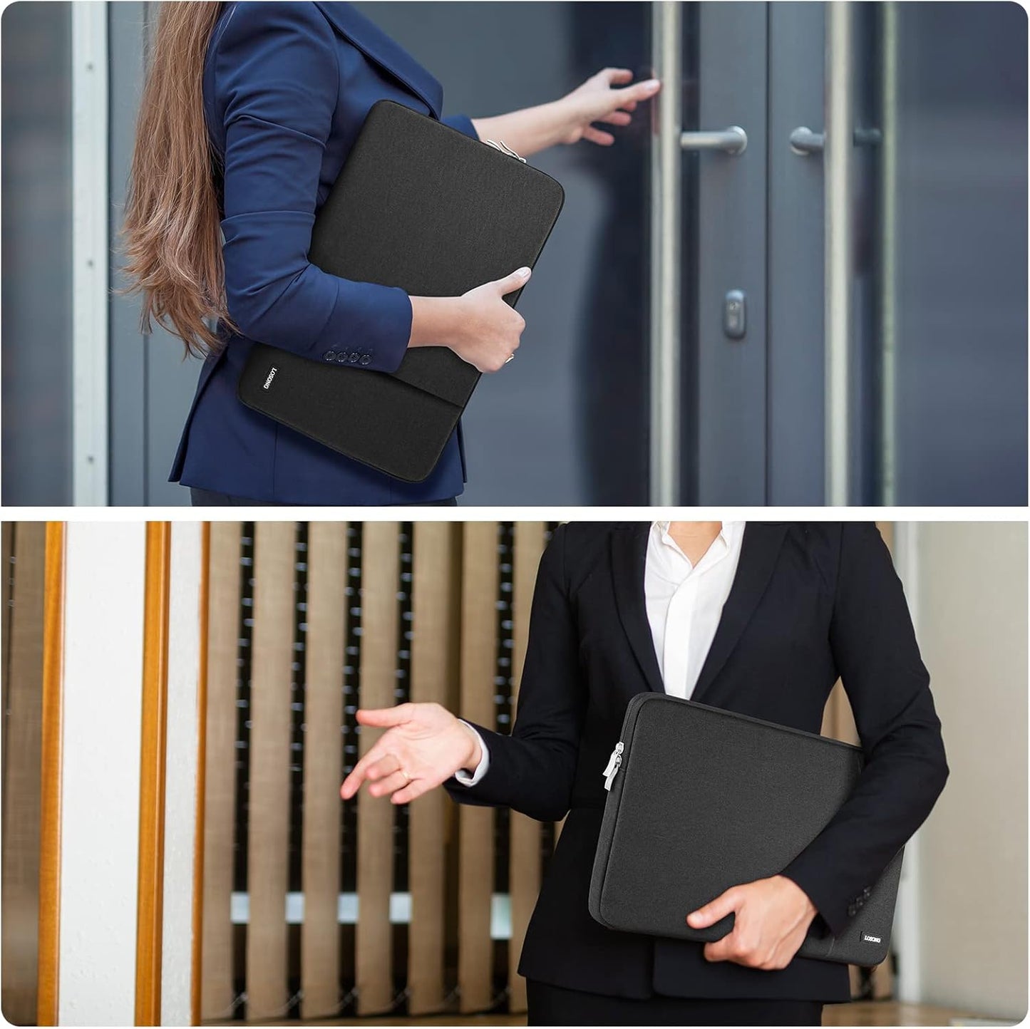 Losong 14 Inch, 14 inch Pocket,Size-13.5"x8.8" Portable Monitor Case Protective Carrying Sleeve for Most Portable