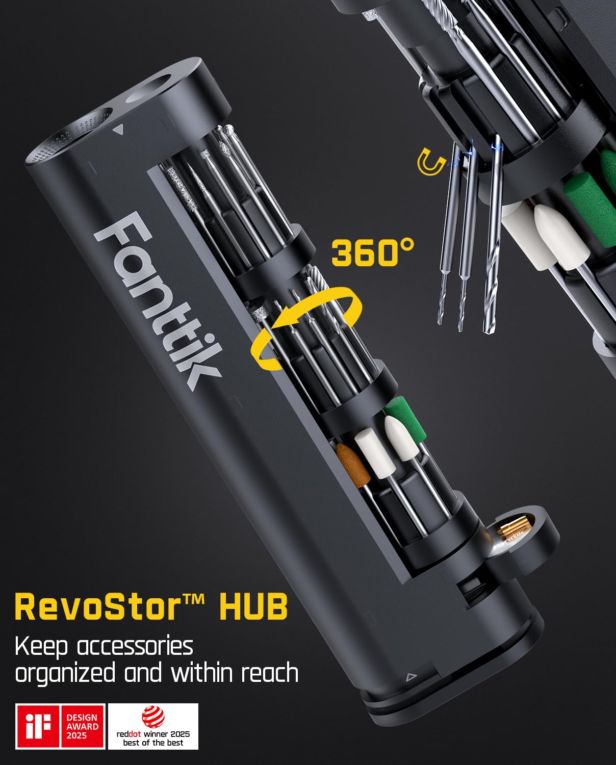 Fanttik F2 Master Mini Cordless Rotary Tool Kit & Fanttik R11 Pro Brushless Cordless Mini Reciprocating Saw