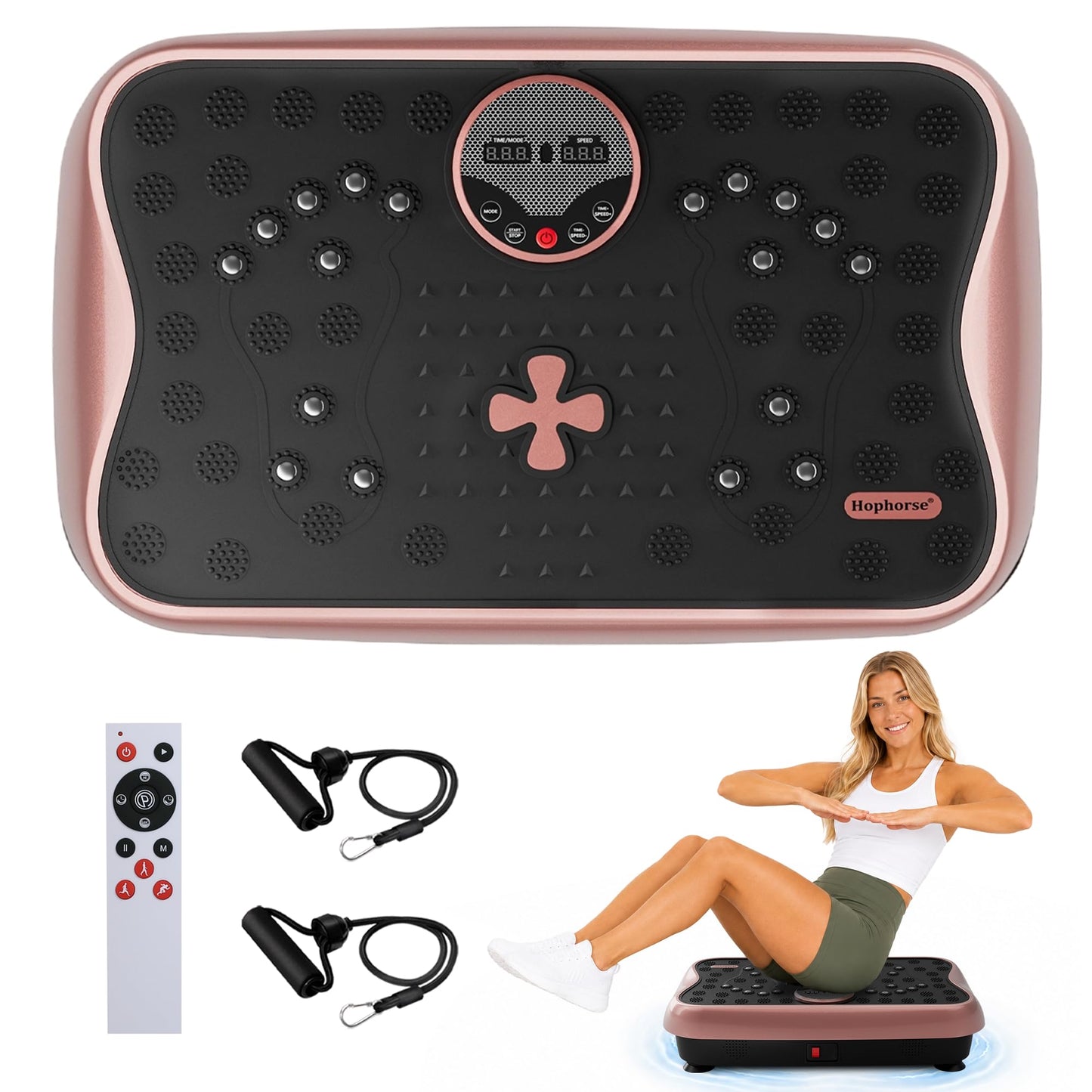 Vibration Plate Exercise Machine（Rose Gold）
