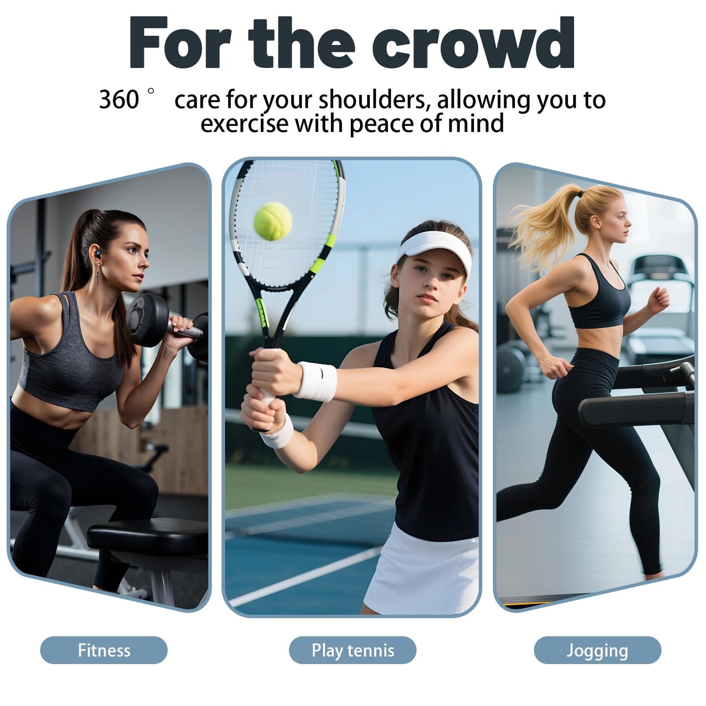 HSIWHV Shoulder Brace for Women, Compression Shoulder Sleeve, Adjustable and Can be Worn Under Clothes, Rotator Cuff Relief for Pain Relief (Right)