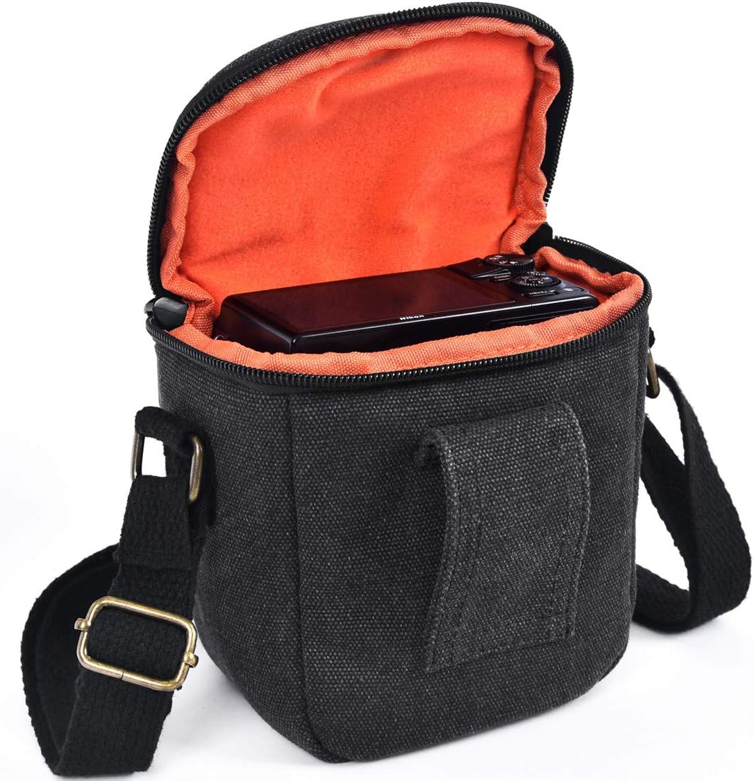 FOSOTO SX740 SX540 G7X G9X a6000 a6100 a6400 A6500 RX100 DSC-W830 W800 GX85 XE3 L340 L31 J5 Camera Case Bag for Canon