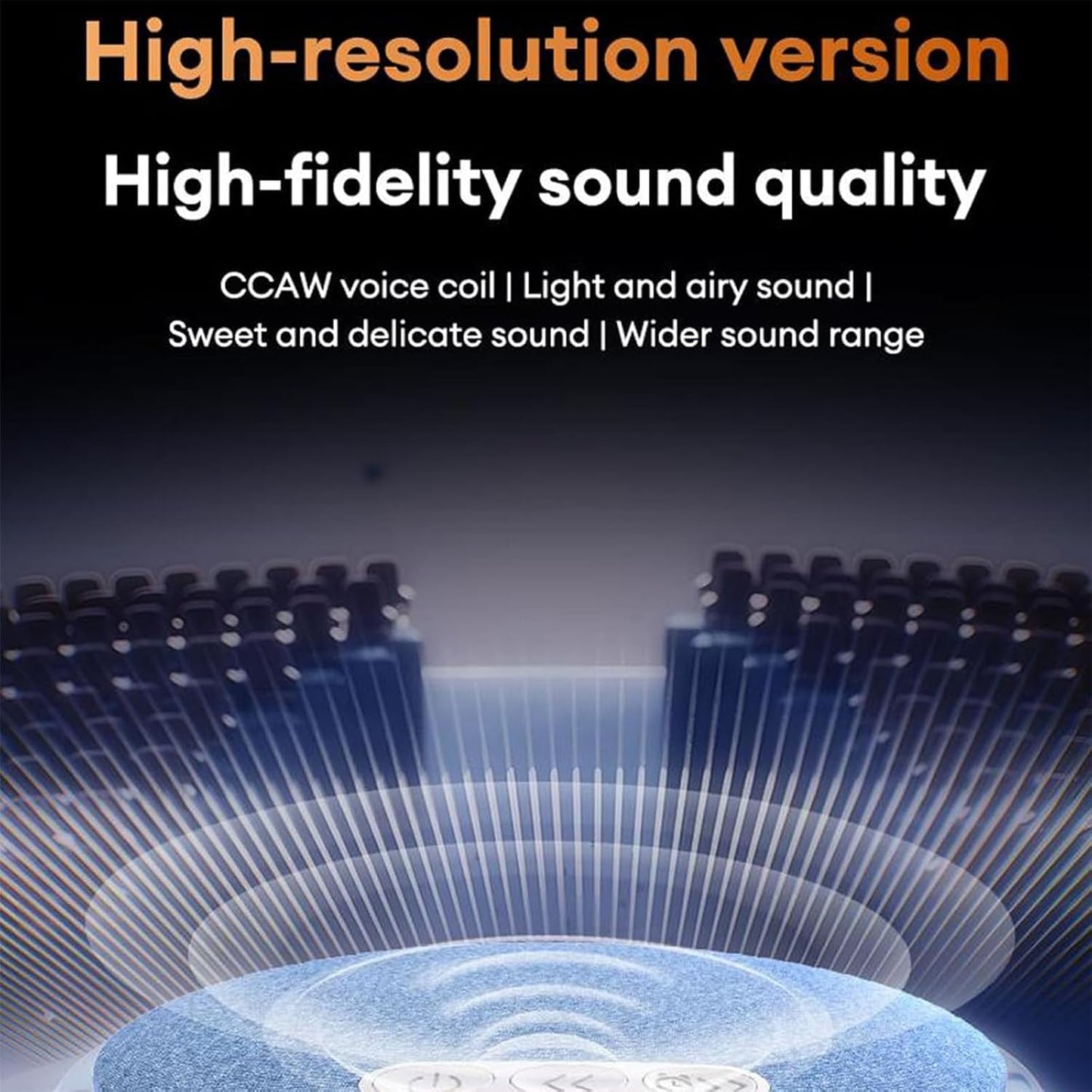 Siezrk Bluetooth Pillow Speaker, Ultra-Thin Bluetooth Sleep Aid Speaker with Timer, Private Sleep Headphones