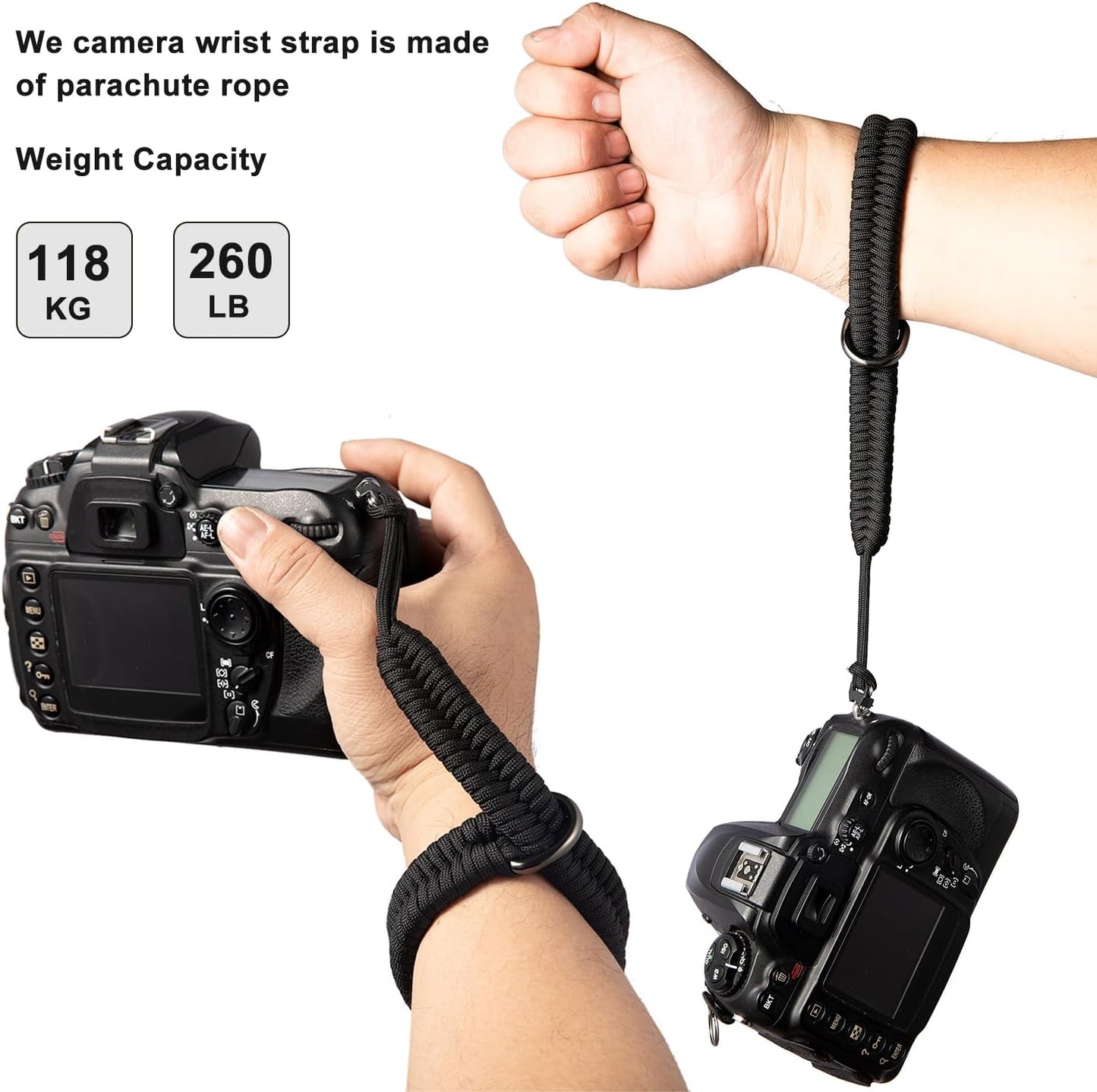 Strap,1Pack Camera Wrist Adjustable Nylon Camera Hand Strap,for GoPro,DSLR,Fuji, and Mirrorless Cameras Photographers