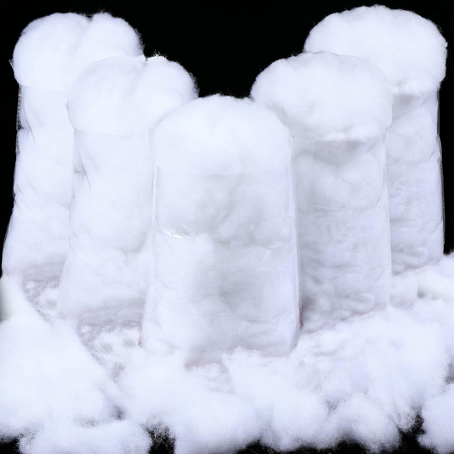 Shappy Christmas Fake Snow | 14.11 Ounce Fluffy White Cloud Fiber for Indoor Decor