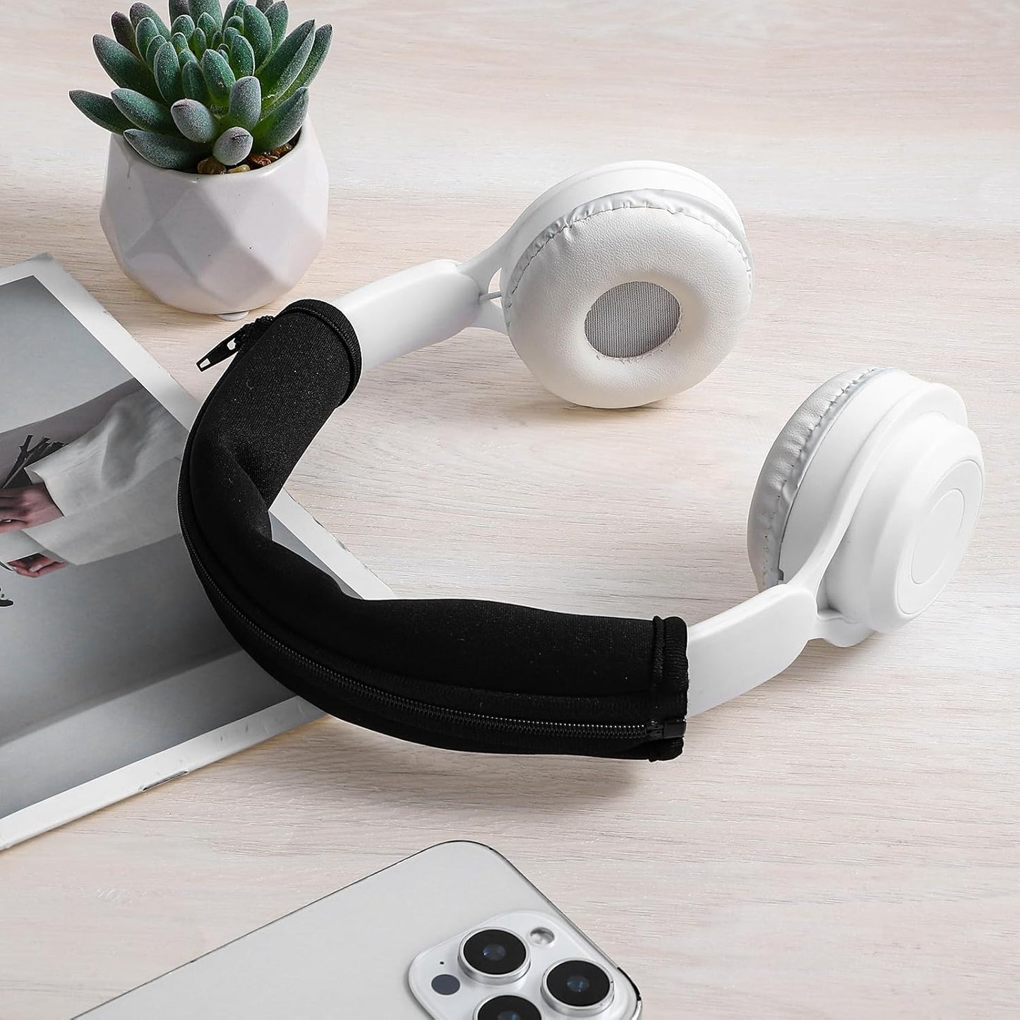 Xinjoduz 2 Headset 1.18"/3cm) Xindojuz PCS Headphone Headband Cover, Silicone Soft Headphones Replacement, Dustproof
