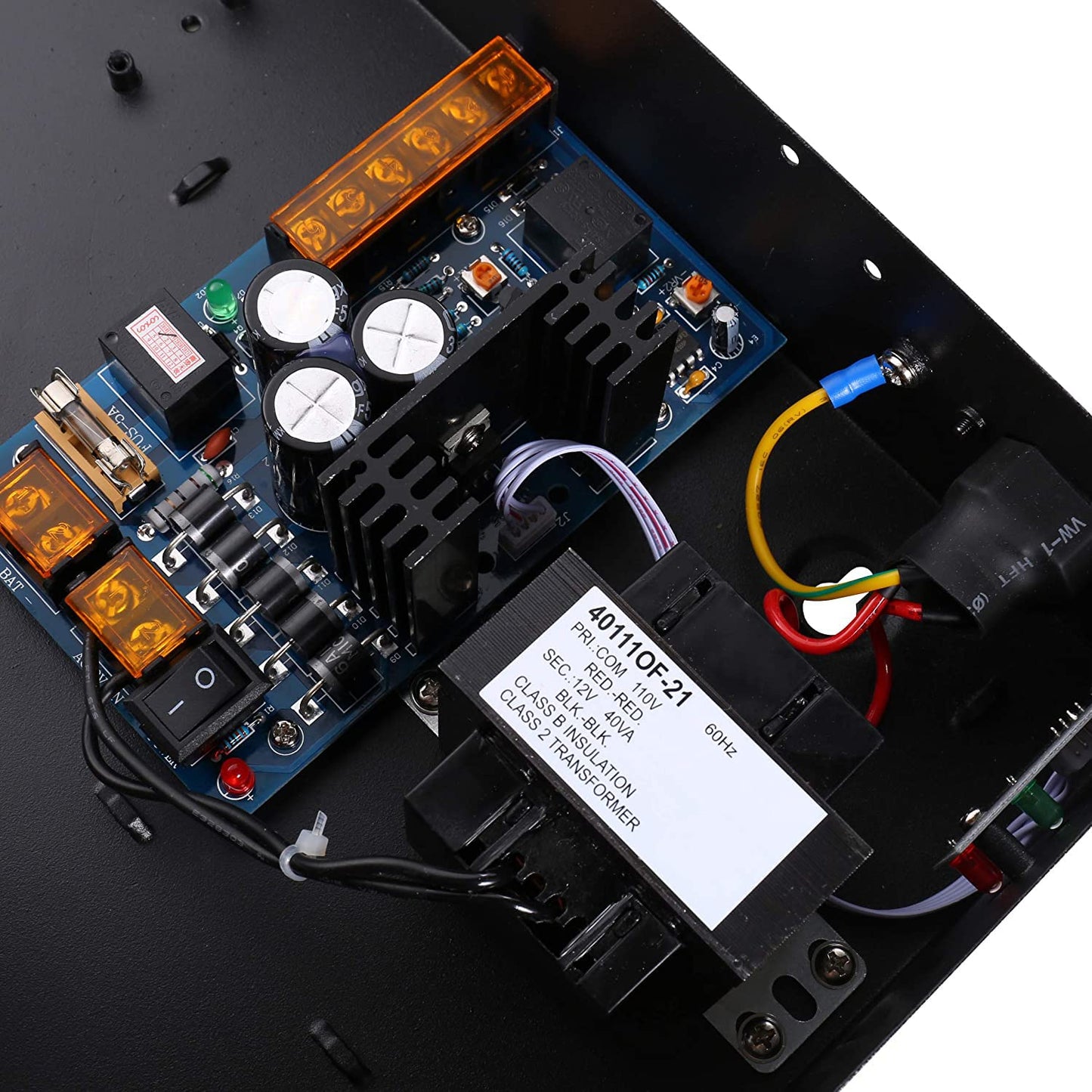 UHPPOTE Commercial Grade Four Door Security Access Control Panel Including Power Supply with Backup Battery Link