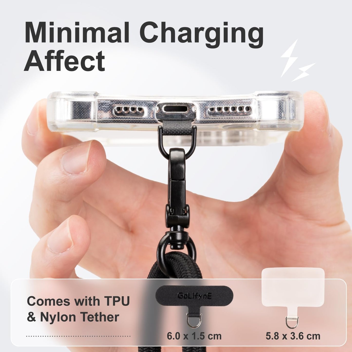 16 2 Universal Phone Lanyard, Anti-Theft Crossbody Strap for iPhone Pro Max and Most Smartphones, Adjustable Cell Phone