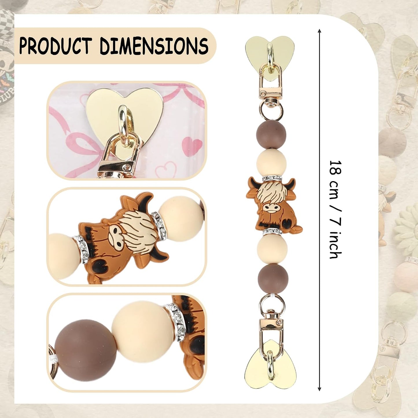 Kindle Silicone Beaded Hand Strap - Perfect Accessory for E-Book Lovers