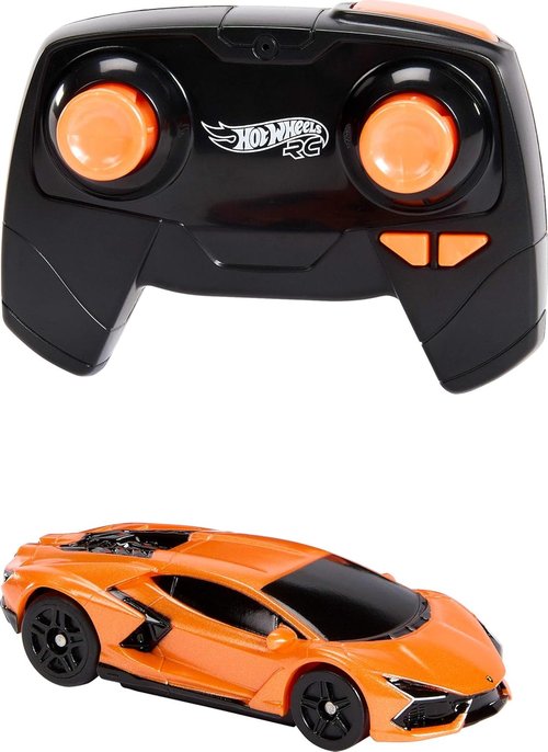 Hot Wheels Remote-Control Lamborghini Revuelto - 1:64 Scale RC Toy Car with USB Recharge & Turbo Boost