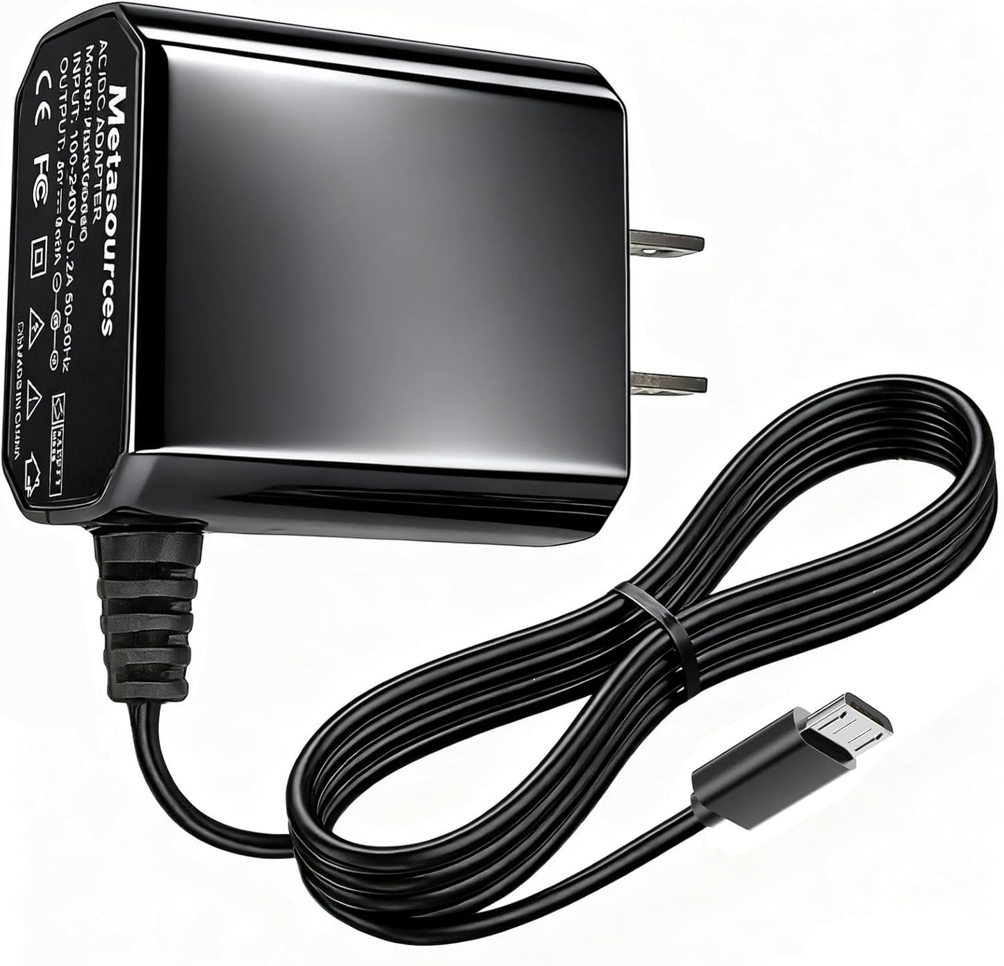 Metasources 5V E36 MB08 MP3 Micro USB AC/DC Adapter Compatible with Aiworth Portable Digital Lossless Music Player