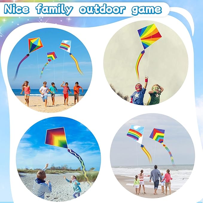 YongnKids Kite for Kids Easy to Fly - Kites for Kids Girls Boys Adults Easy to Fly, Perfect for Easter Birthday Gift Idea Beach Trip Park Family Activities Outdoor Games
