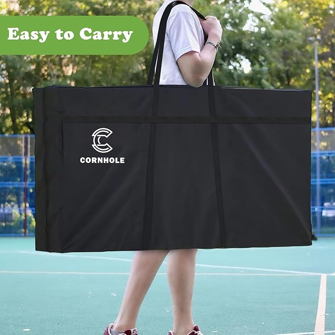 Cornhole Carrying Case, Tailgate Size Cornhole Board Carrying Case for Travel, Cornhole Carrying Bag Fits 3’x2’ Board, Easy to Carry