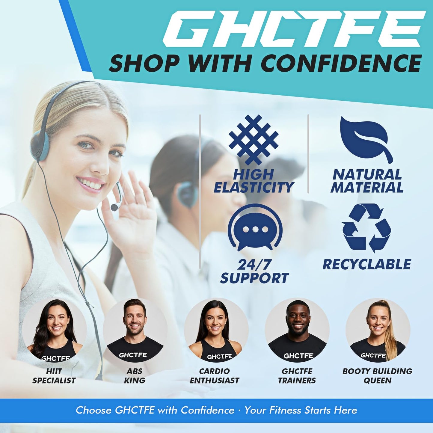 GHCTFE 20 Pcs Resistance Bands, Exercise Bands Bulk Set for Trainers & Physiotherapist, Mini Loop bands for Physical Therapy, Pilates, Yoga, Group Bootcamp Workout, Home Gym Exercise for Women and Men