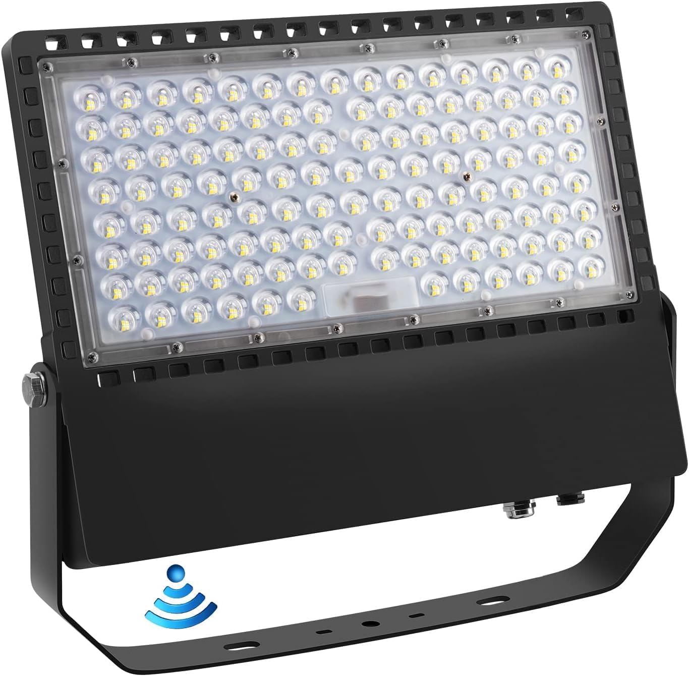 Juyace 240W LED Flood Light with Photocell, 36000LM Super Bright Dusk to Dawn Security Light, IP65 Waterproof Commercial Fixture for Stadium, Parking Lot, Building, Farm, Yard (5000K Daylight)