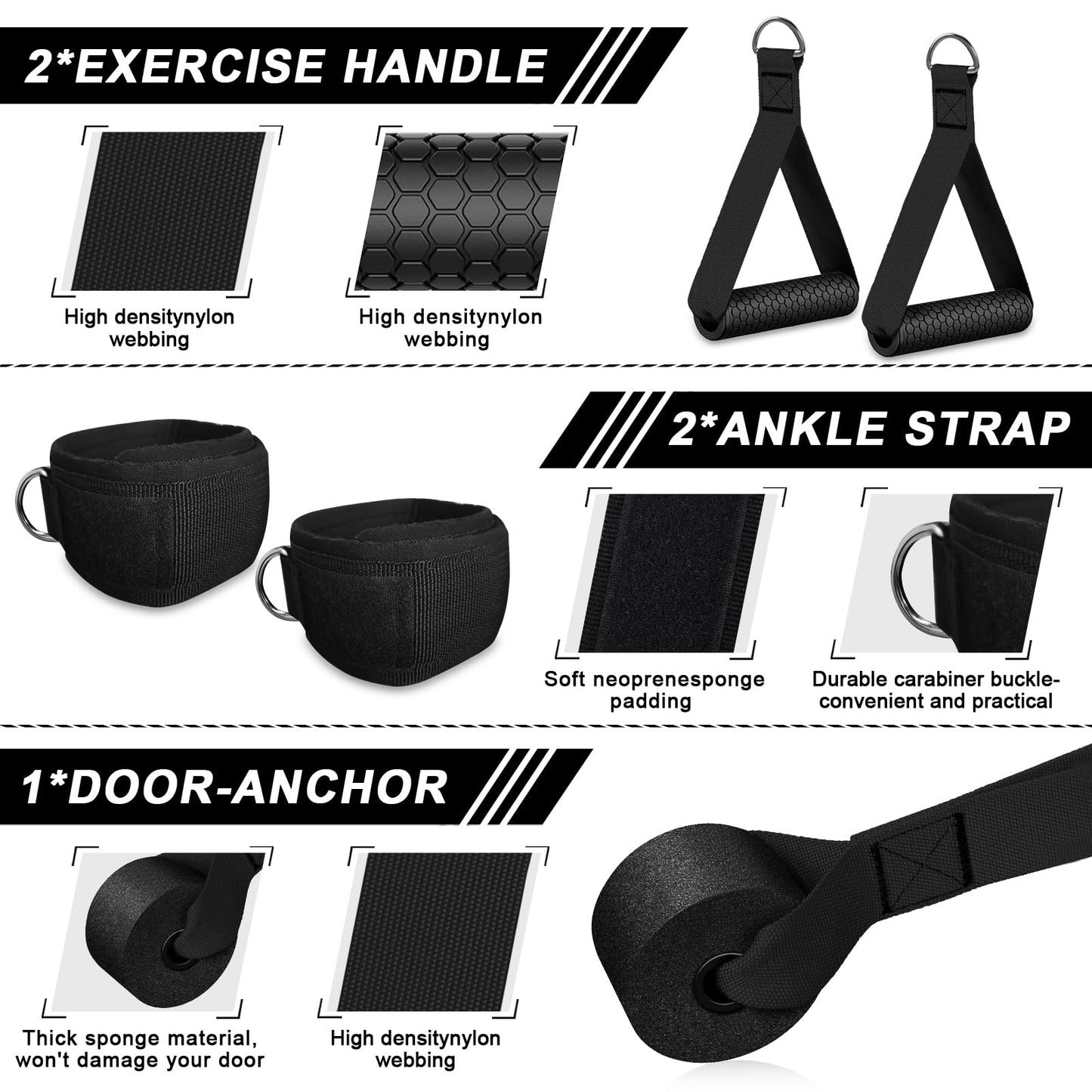 AlpinexFit Resistance Bands for Working Out,150LBS Exercise Bands with Handles,Workout Bands for Men Women, Fitness Bands Set for Muscle Training, Strength, Slim, Yoga, Home Gym Equipment
