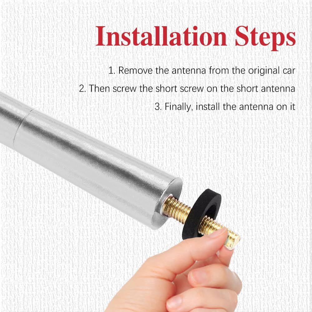 HAOBO 4.7 Inch F150 Car Antenna, Antenna for Truck, RV Accessories Car Audio & Video Antennas, Universal Car