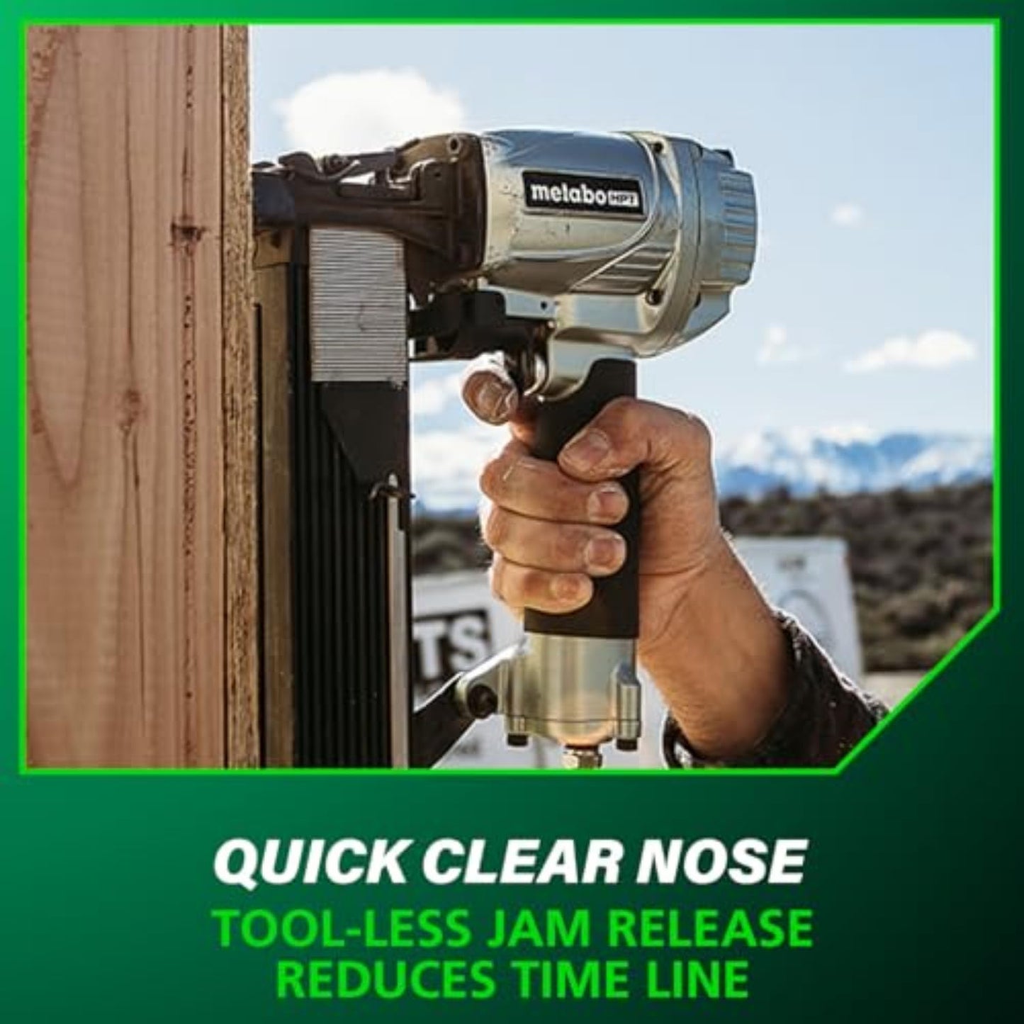 Metabo HPT ½-Inch Standard Crown Stapler | Pro Preferred Brand of Pneumatic Nailers | 16 Gauge | Accepts 3/4-Inch to 2-Inch Staples | Ideal for Insulation, Sheathing, & Subfloor Installation | N5010A