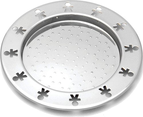 Alessi AKK80/15 "Mini Girotondo" Bottle Coasted, Silver