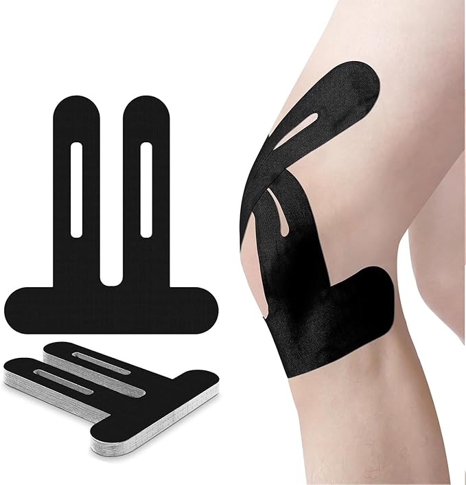 Precut Kinesiology Knee Tape Hypoallergenic Athletic for Knee Pain Knee Tape for Knee Pain Relief Pre Cut Knee Support & Stability, Pain Relief ??Breathable