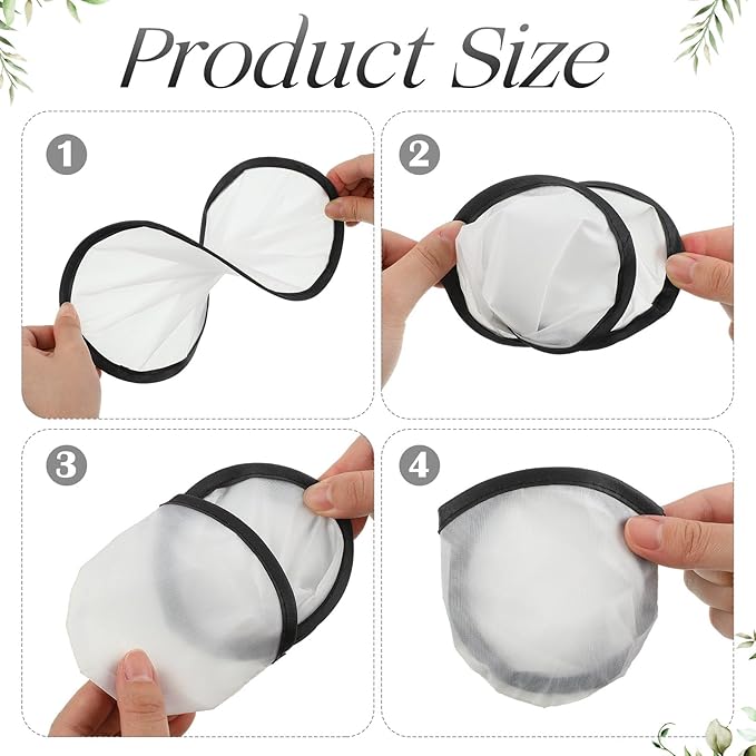 Gejoy Foldable Flying Disc Fans Bulk with Bags 9.8 Inch DIY Sublimation Handheld Cooling Fan Beach Flying Disc for Summer Outdoor Games Activities Birthday Wedding Party Favors