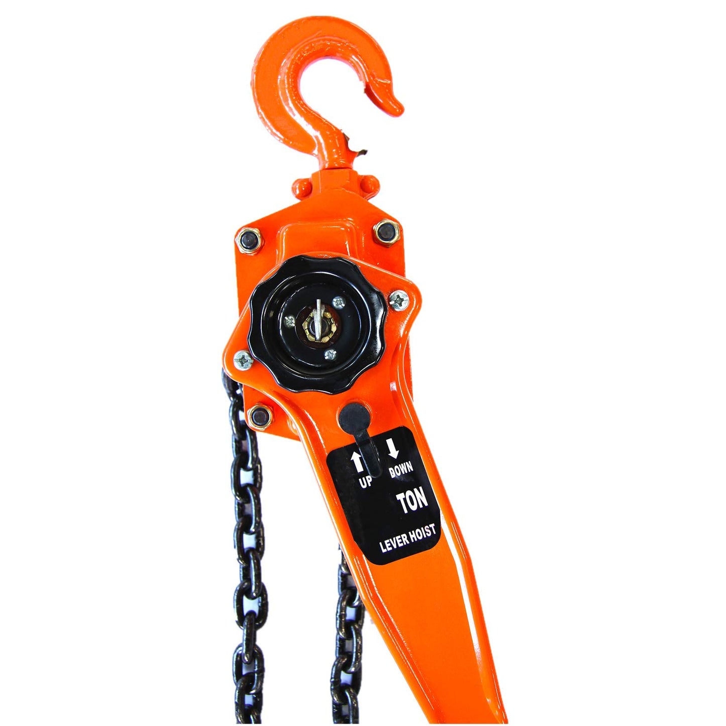 HONYTA Manual Lever Block Chain Hoist 3 Ton, 6000 lbs Chain Hoist Come Along 20 Ft (6 M),Chain Hoist With Hook for Warehouse Garages Construction Zones