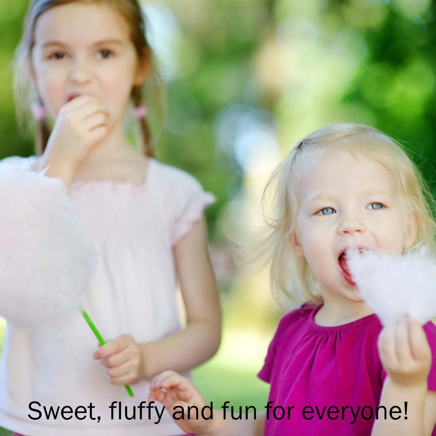 Cotton Candy Machine - 1000W Flufftastic Floss Maker with Stainless-Steel Pan - Cotton Candy Maker Machine and Sugar Scoop for Home Carnival Birthday Party or Festival by Great Northern Popcorn (Blue)