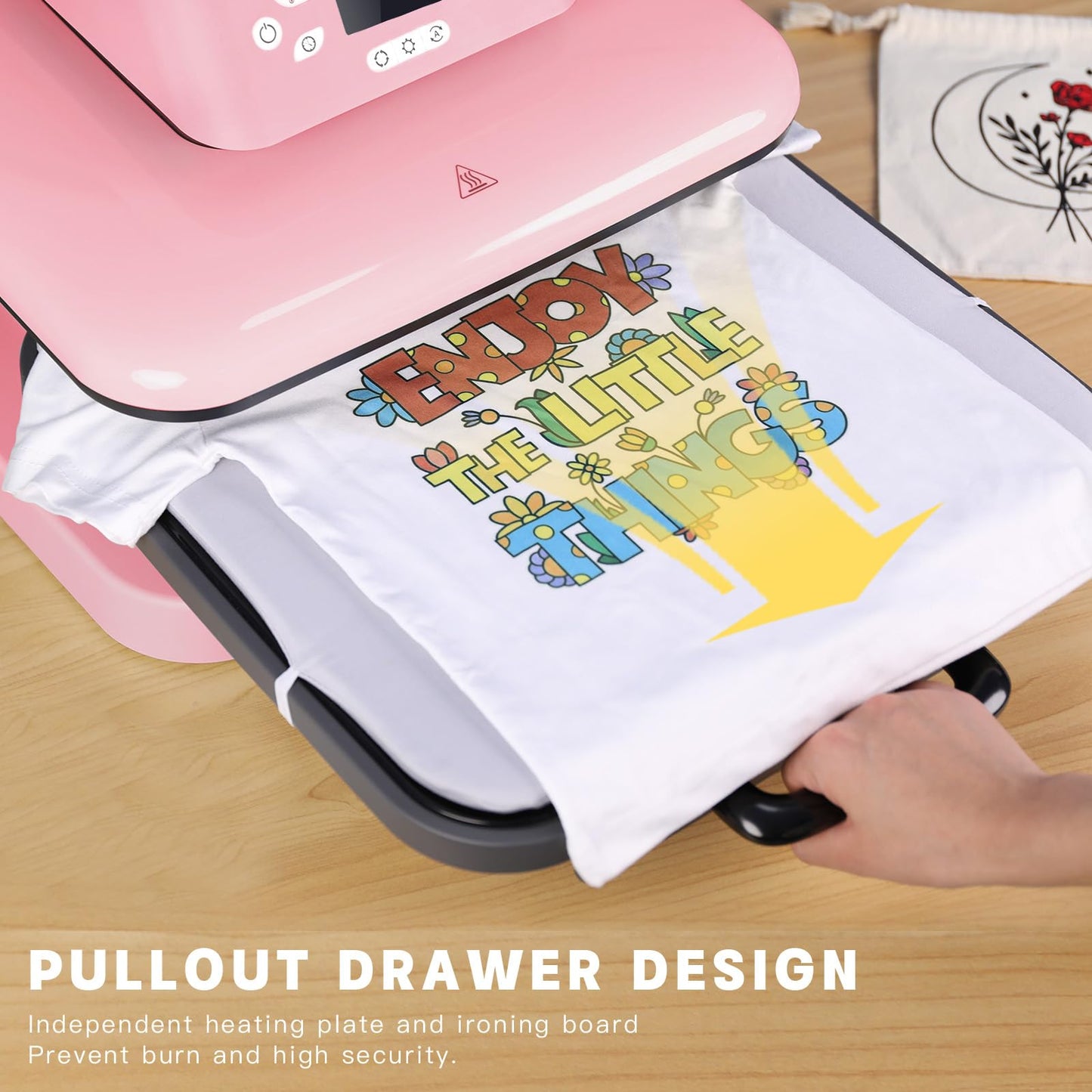 HTVRONT Auto Heat Press Machine for T Shirts - Heat Press 15x15 with Auto Release - Heats Up Fast & Heat Evenly, Professional Heat Press Machines for HTV, Sublimation, Heat Transfer Projects