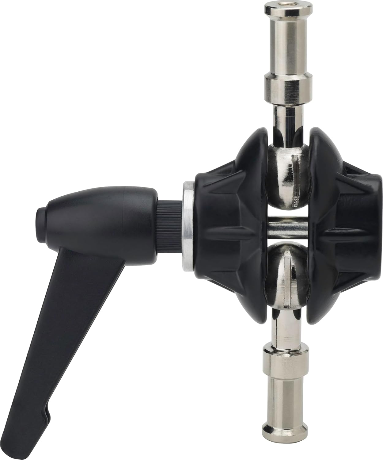 Kupo 5/8" 1/4"-20 3/8"-16 (KG007112) Double Ball Joint Adapter, Dual Studs with and Threads for Flexible Grip Mounting