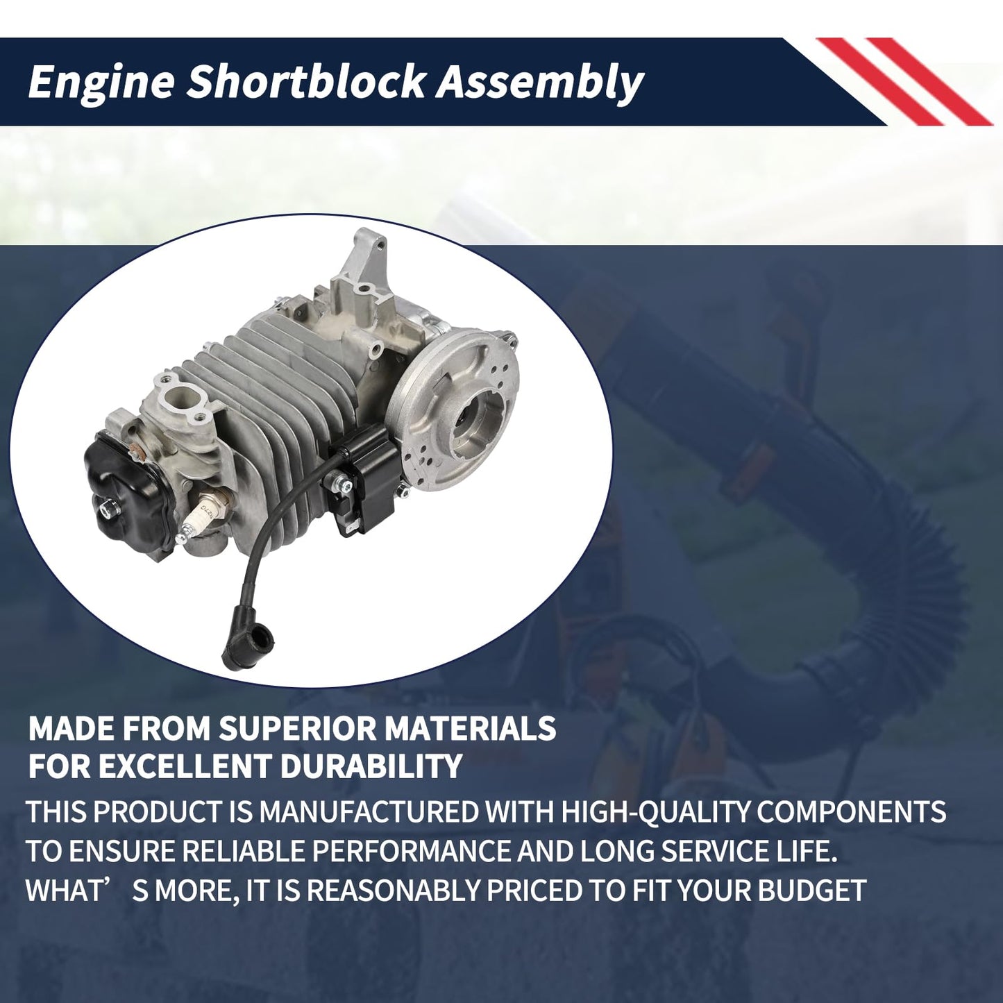 Promrmr Engine Shortblock Assembly 4283 020 0200 Compatible with Stihl BR800 BR800X BR800C Backpack Blowers Repalce 4283-020-0200