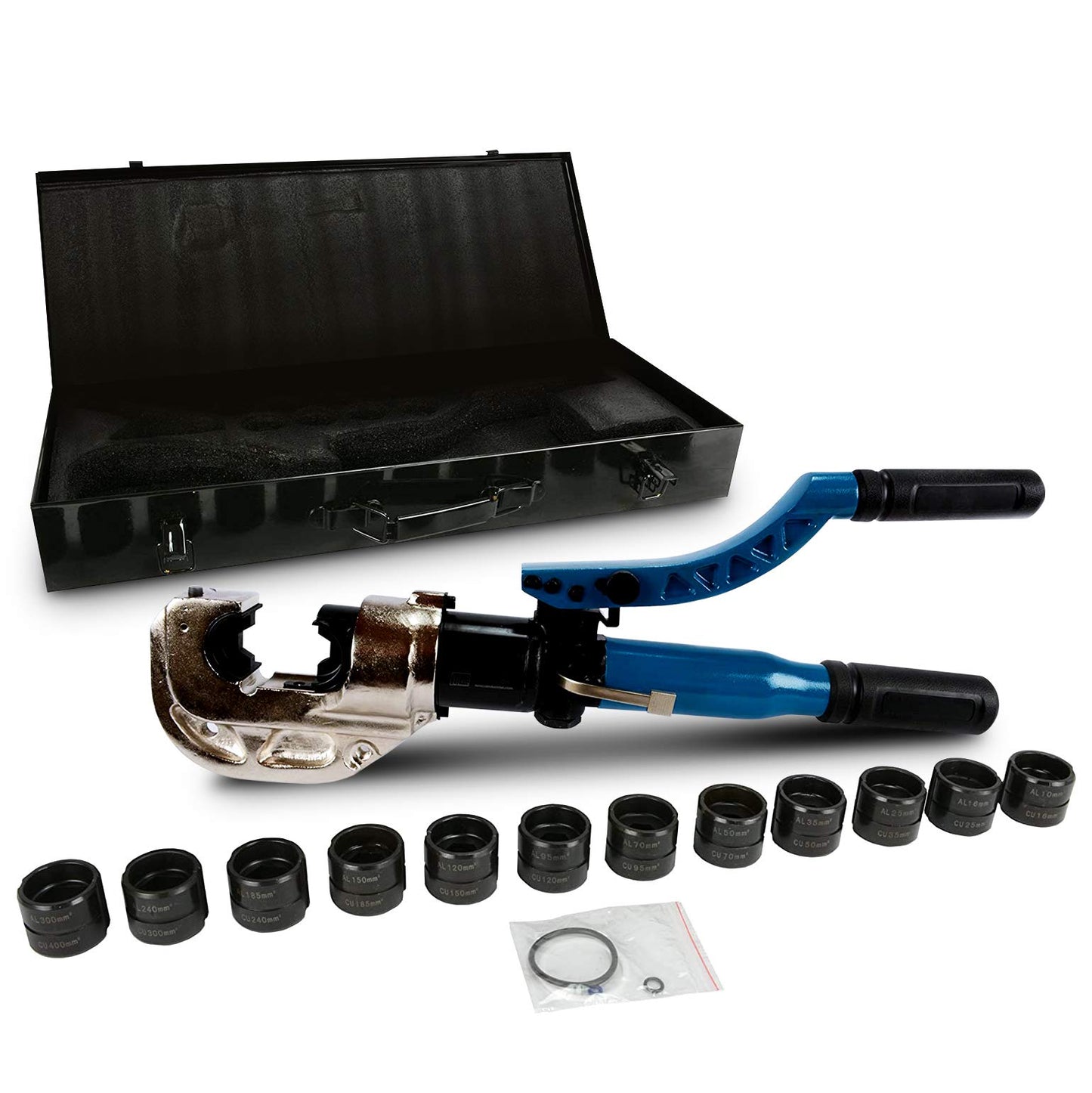 TEMCo 4ga-750mcm HYDRAULIC LUG CRIMPER TOOL TH0034 - Electrical Battery Terminal Cable Wire