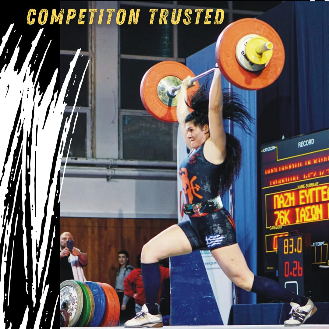 Advanced Weightlifting Belt with Ultra-Fast Locking Lever Buckle,10 MM for Powerlifting, Squat, Deadlifts, Bodybuilding,Lifting Support gym belt for Men Women (A2, Small)
