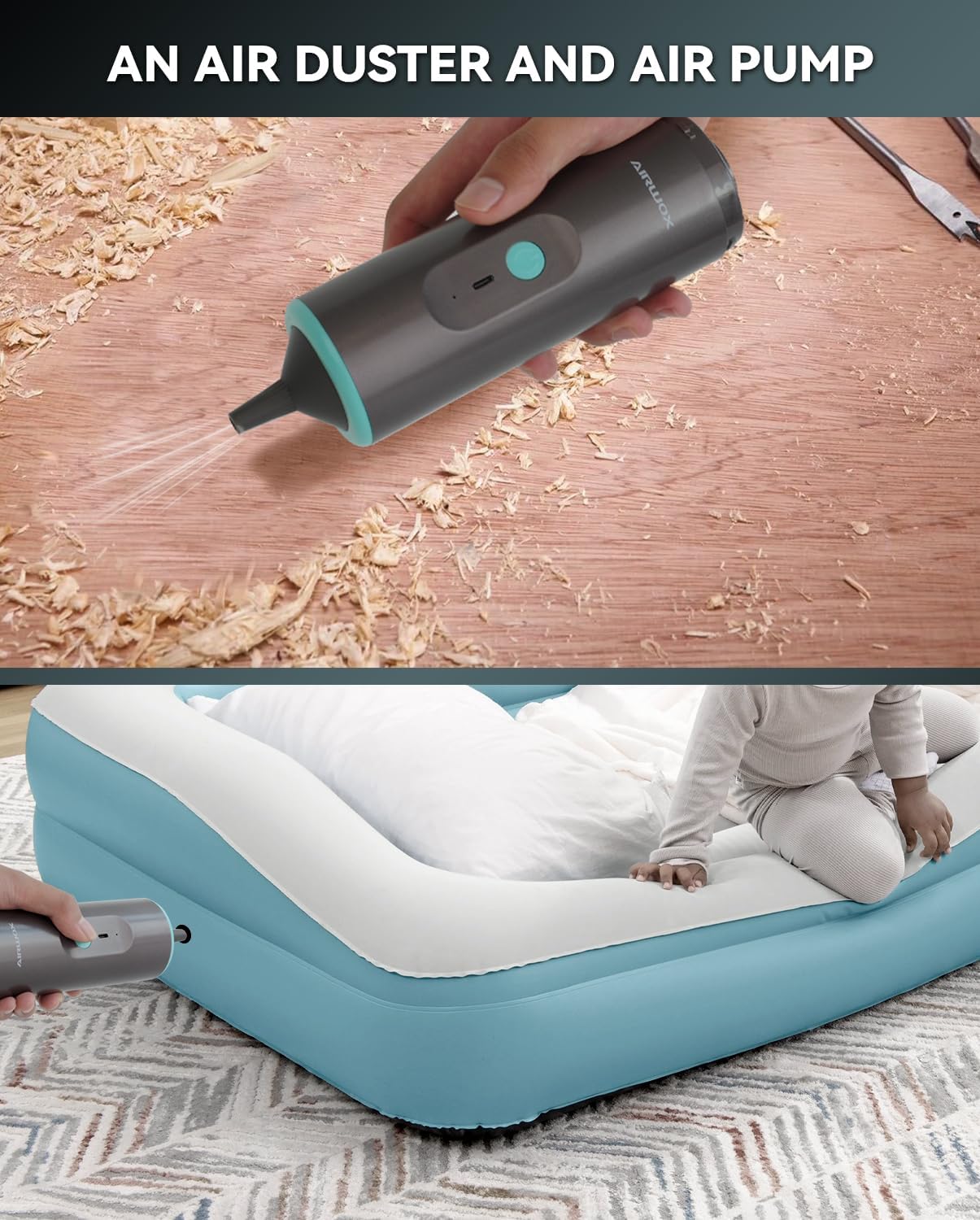 Skiennix Cordless Handheld Vacuum - 13000Pa High Power with Brushless Motor & Blower Accessories | Home & Car Use