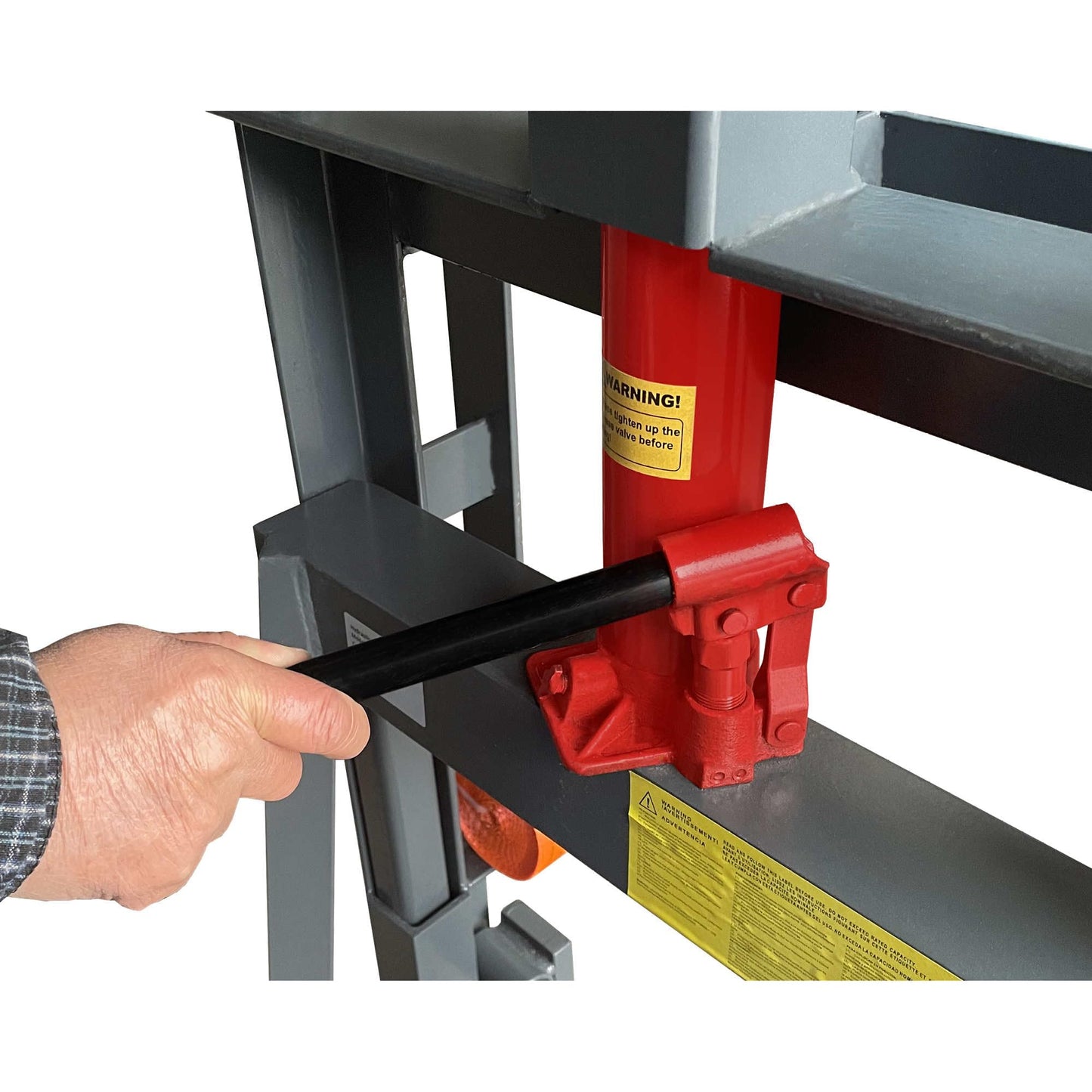 Hydraulic Machinery & Equipment Mover with Adjustable Forks, 12000 lb. Cap
