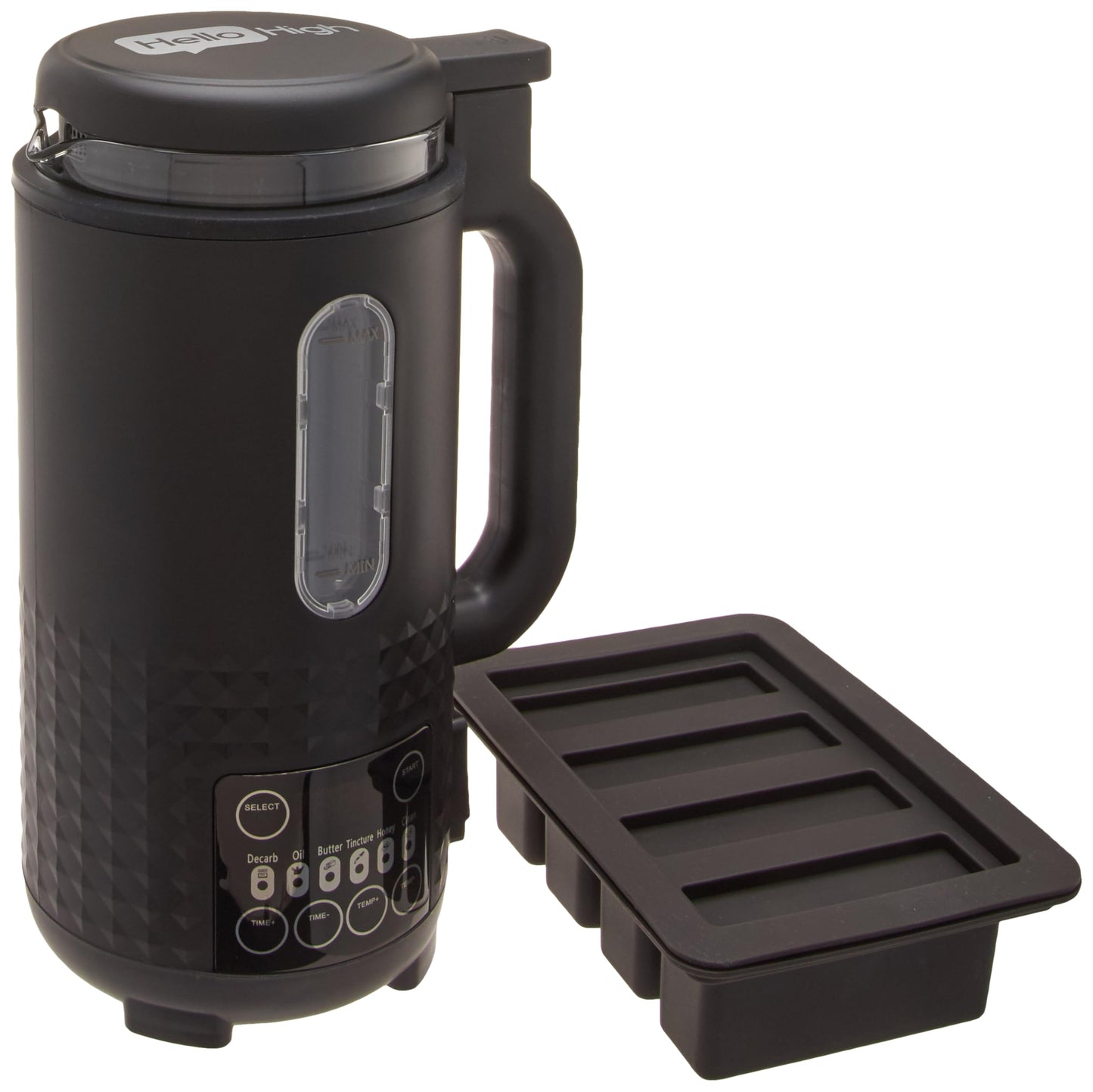 Hello High Ultra Infuser - Herbal Oil & Butter Infuser Machine, Decarboxylator, All-in-One Herb Infused Butter Maker, Easily Infuse 1-3 Cups, with Butter Mold Included