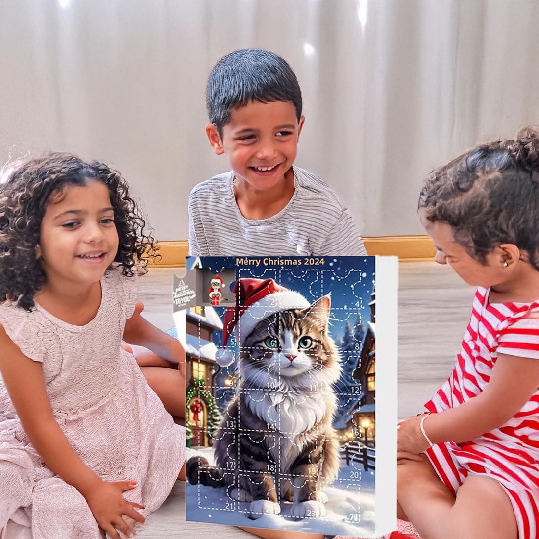 Skiennix Cat Advent Calendar - 24 Days of Holiday Fun for Cat Lovers | Cute Kitten Ornaments