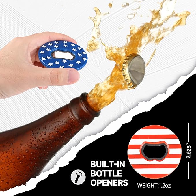 GSE Games & Sports Expert Premium Wood Washer Toss Game Set with 8 Washers with Bottle Opener for Adults and Family. Portable Lawn Game for Beach, Backyard, Pitching, Tailgating, Camping
