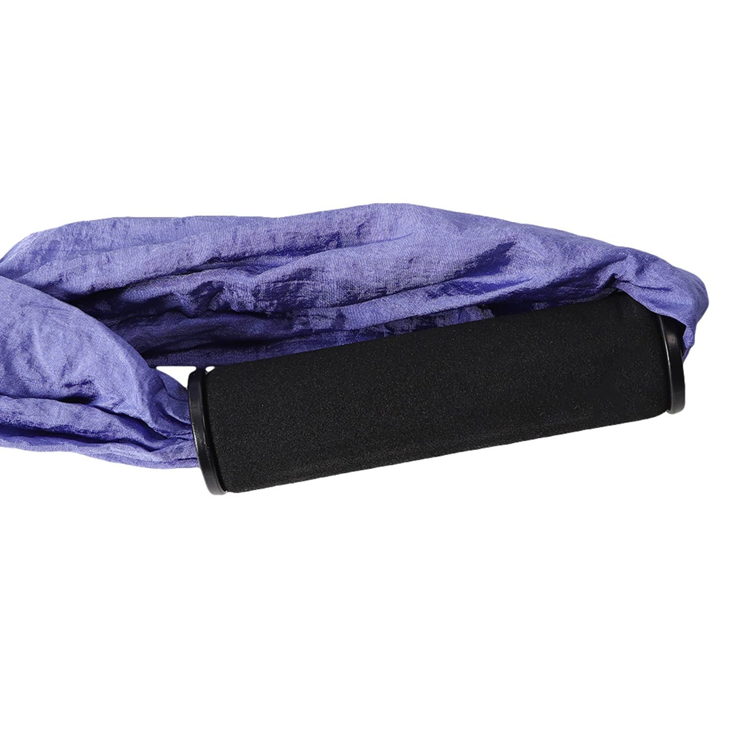Jelquix Aerial Yoga Hammock, Premium Nylon Fabric Breathable Wear Proof Yoga Sling with Thick Foam Handle, Supports Difficult Poses for Inversion Swing Fitness and Relaxation (Purple)