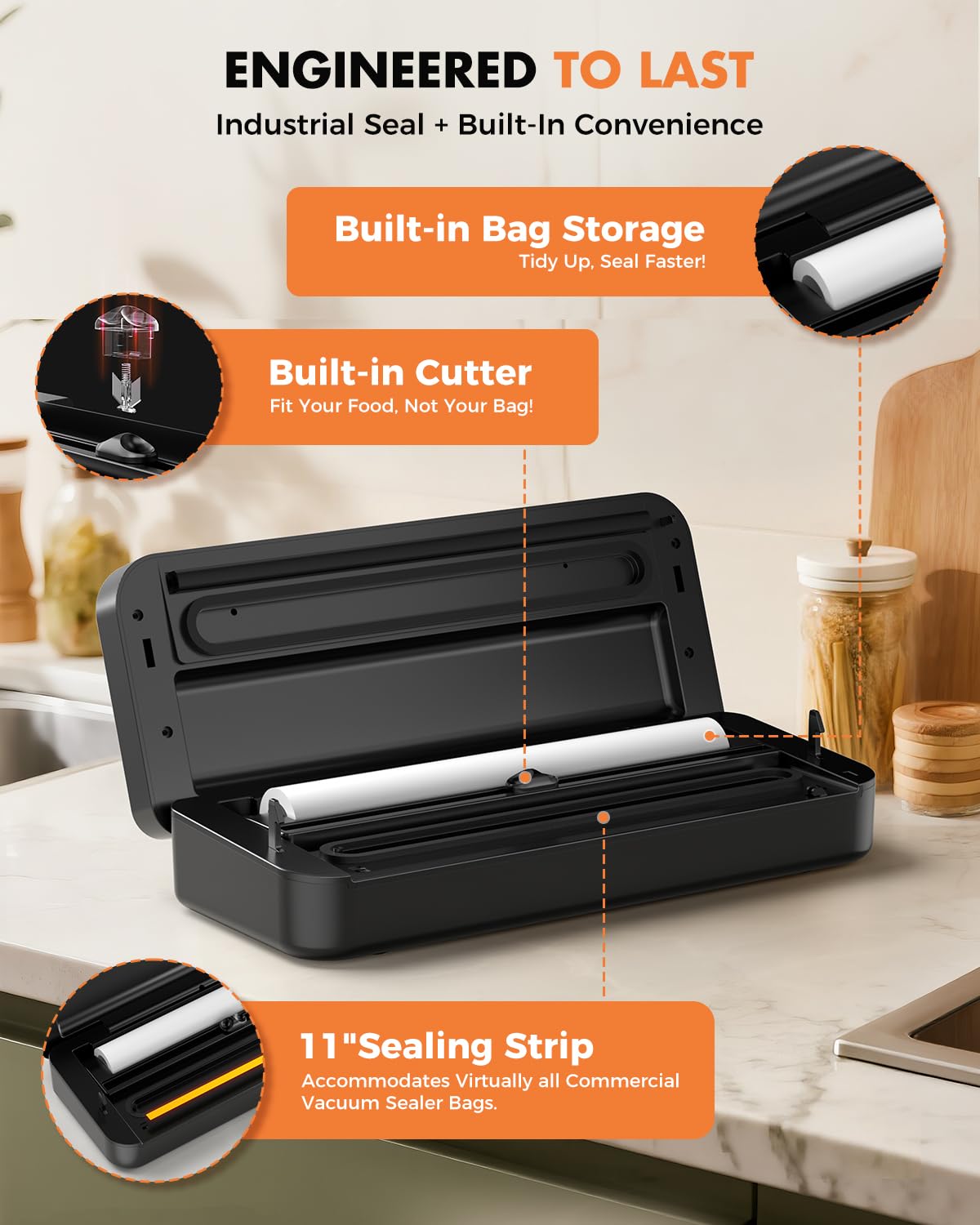 UPRUBE Vacuum Sealer for Food