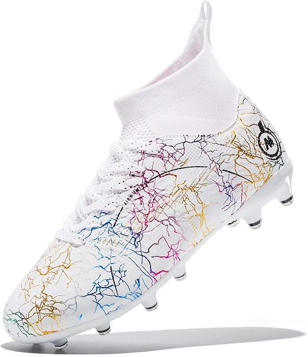Boy Soccer Cleats Big Kids Soccer Shoes Professional Soccer Cleats Shoes,Unisex Soccer Sneakers for Little Kids Athletic