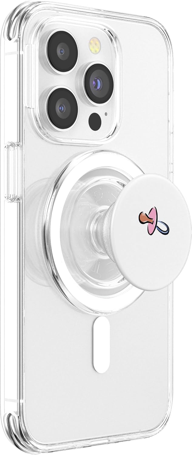ArtAttack Baby Pacifier PopSockets MagSafe PopGrip for iPhone