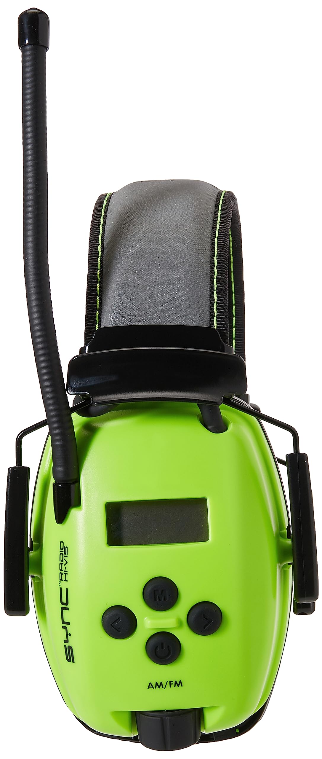 Howard Leight by Honeywell Sync Hi-Visibility Digital AM/FM Radio Earmuff (1030390),Bright Yellow/Green, Unisex