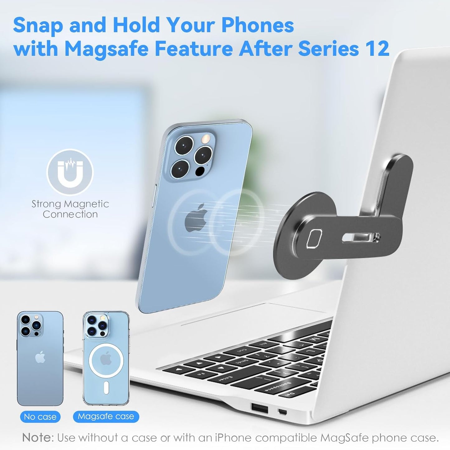 Set CloudValley Webcam Slider & Magnetic Phone Holder (Black)