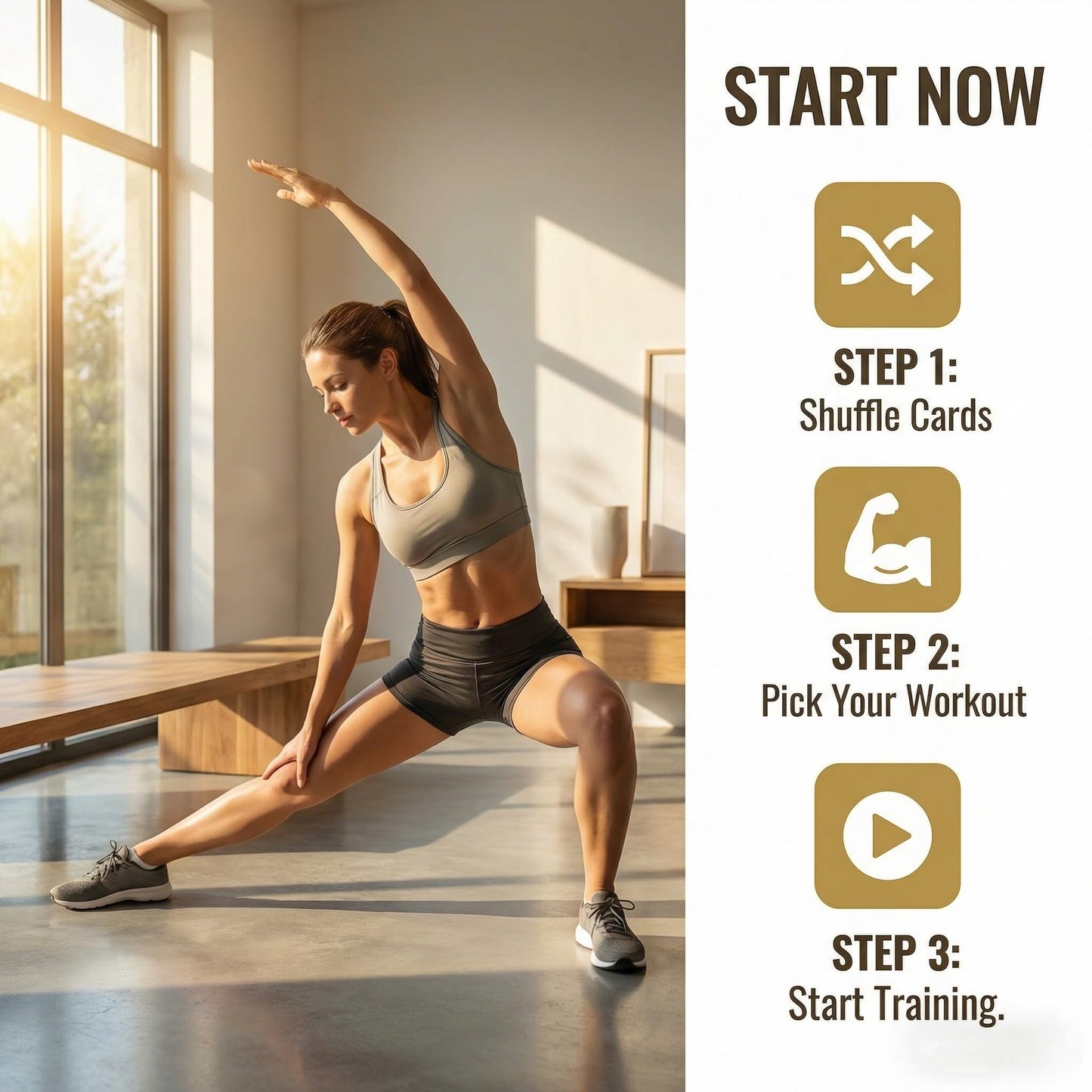 ELAORY Bodyweight & Dumbbell & Suspension1 Workout Cards - 150 Large 5"x3.5" Exercise Cards with 36 Strength Moves, Home & Gym Fitness Cards for Men & Women, Beginner Fitness Guide
